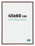 Annecy Plastic Photo Frame 45x60cm Brown Front Size | Yourdecoration.com