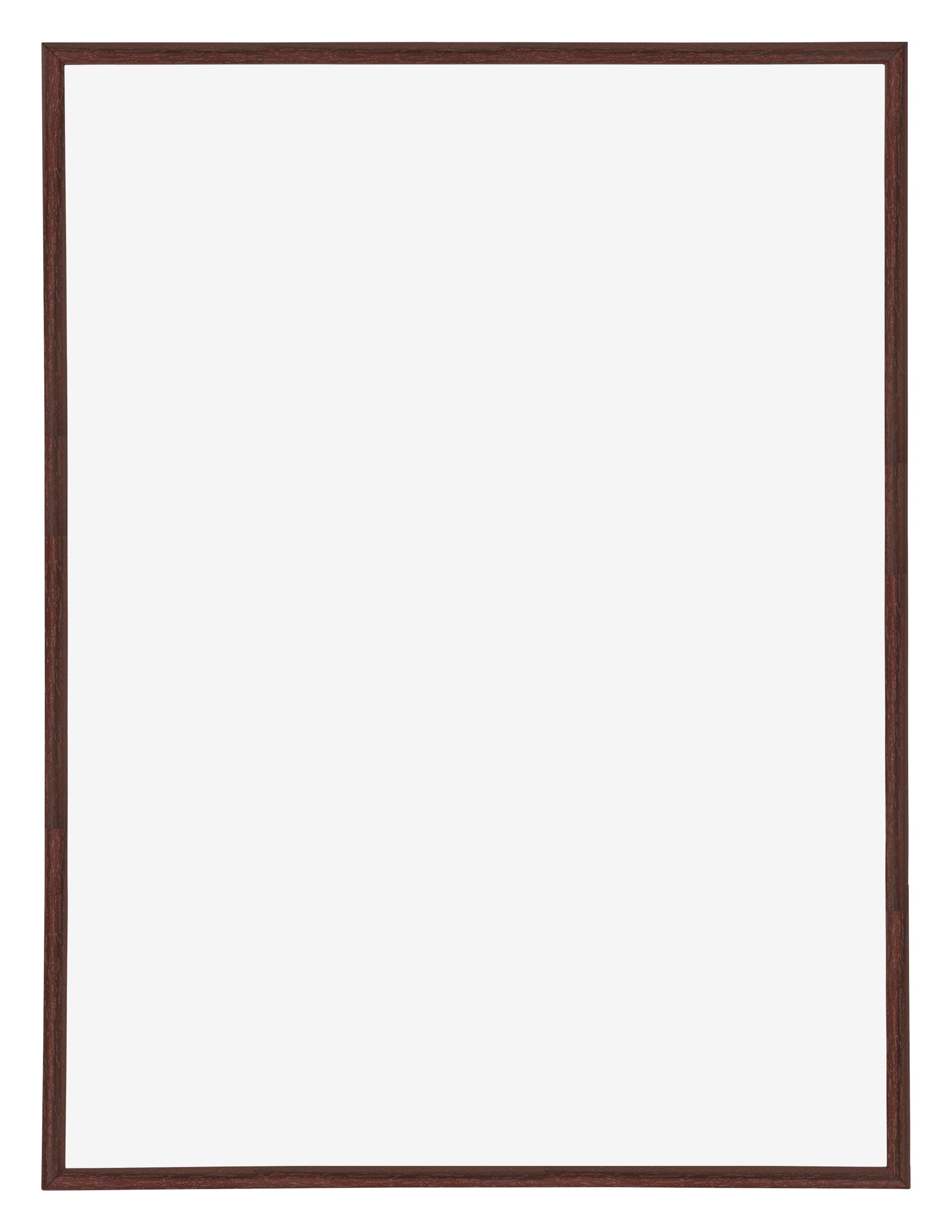 Annecy Plastic Photo Frame 45x60cm Brown Front | Yourdecoration.com