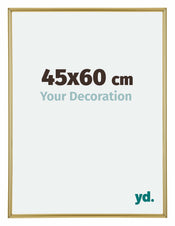 Annecy Plastic Photo Frame 45x60cm Gold Front Size | Yourdecoration.com
