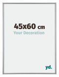 Annecy Plastic Photo Frame 45x60cm Silver Front Size | Yourdecoration.com