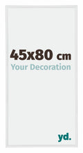 Annecy Plastic Photo Frame 45x80cm White High Gloss Front Size | Yourdecoration.com