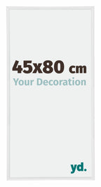 Annecy Plastic Photo Frame 45x80cm White High Gloss Front Size | Yourdecoration.com