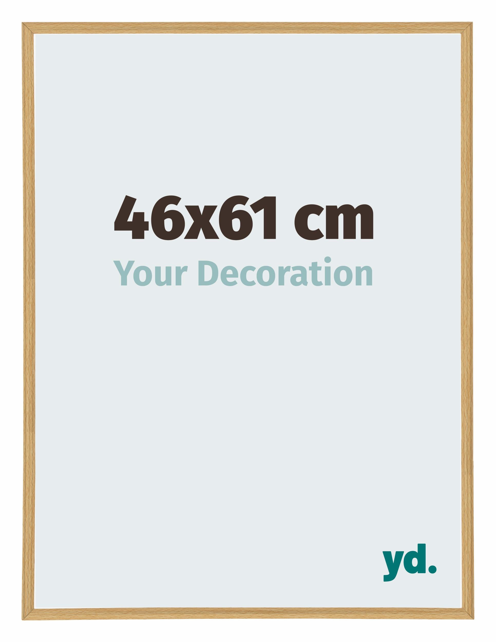 Annecy Plastic Photo Frame 46x61cm Beech Light Front Size | Yourdecoration.com