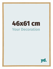 Annecy Plastic Photo Frame 46x61cm Beech Light Front Size | Yourdecoration.com