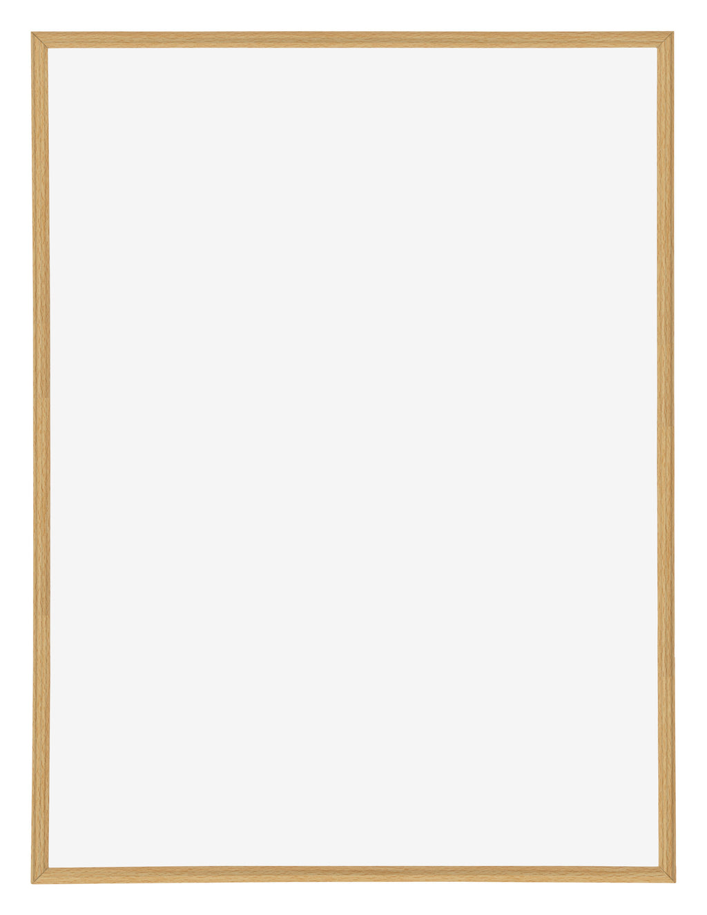 Annecy Plastic Photo Frame 46x61cm Beech Light Front | Yourdecoration.com