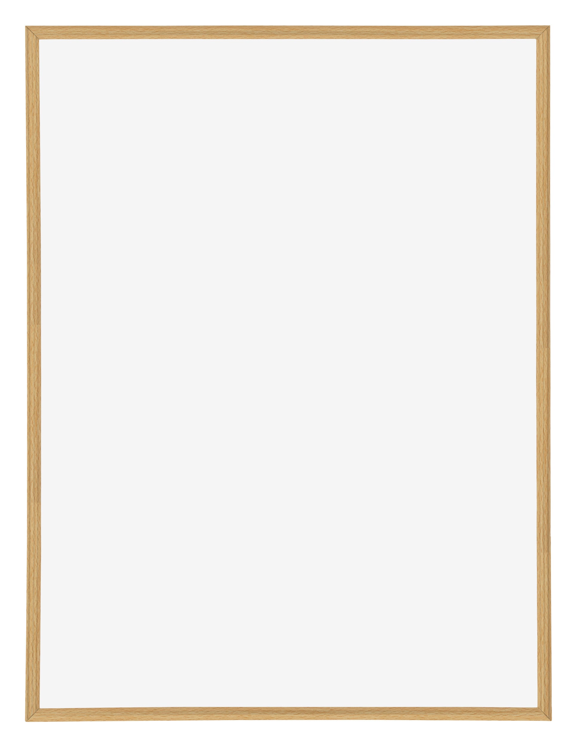 Annecy Plastic Photo Frame 46x61cm Beech Light Front | Yourdecoration.com