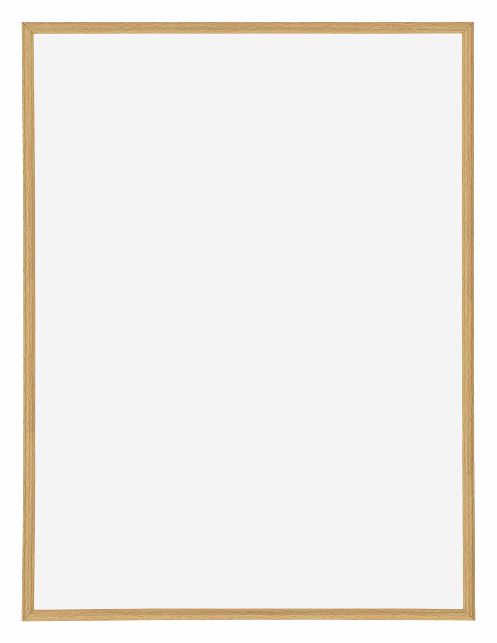 Annecy Plastic Photo Frame 48x64cm Beech Light Front | Yourdecoration.com