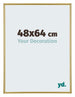 Annecy Plastic Photo Frame 48x64cm Gold Front Size | Yourdecoration.com