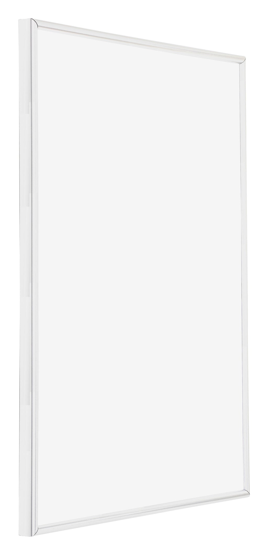 Annecy Plastic Photo Frame 48x64cm White High Gloss Front Oblique | Yourdecoration.com
