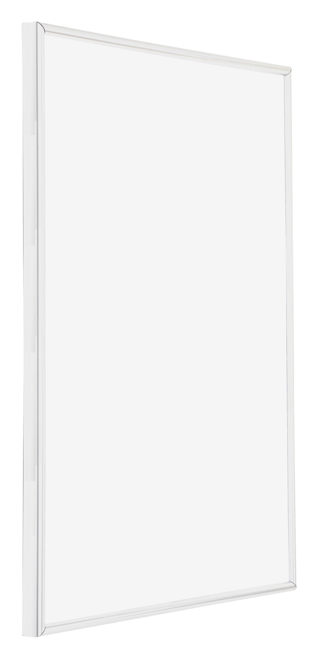 Annecy Plastic Photo Frame 48x64cm White High Gloss Front Oblique | Yourdecoration.com