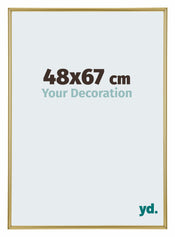 Annecy Plastic Photo Frame 48x67cm Gold Front Size | Yourdecoration.com