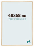 Annecy Plastic Photo Frame 48x68cm Beech Light Front Size | Yourdecoration.com