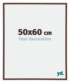 Annecy Plastic Photo Frame 50x60cm Brown Front Size | Yourdecoration.com