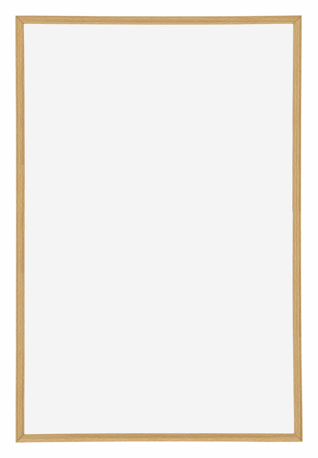 Annecy Plastic Photo Frame 50x75cm Beech Light Front | Yourdecoration.com