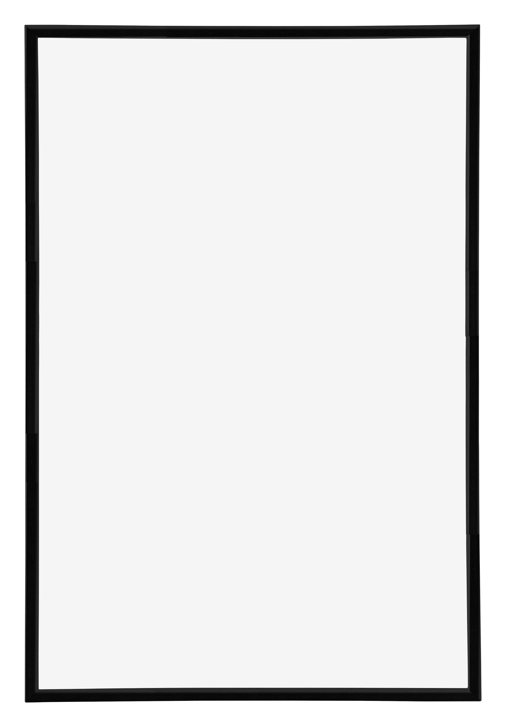 Annecy Plastic Photo Frame 50x75cm Black High Gloss Front | Yourdecoration.com