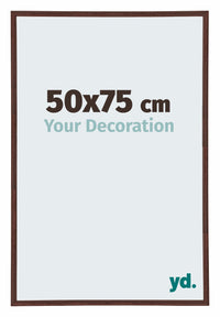 Annecy Plastic Photo Frame 50x75cm Brown Front Size | Yourdecoration.com