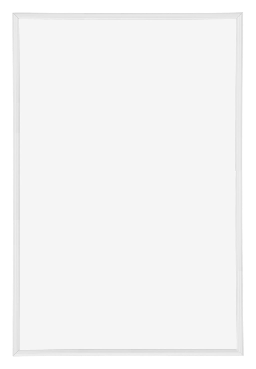 Annecy Plastic Photo Frame 50x75cm White High Gloss Front | Yourdecoration.com