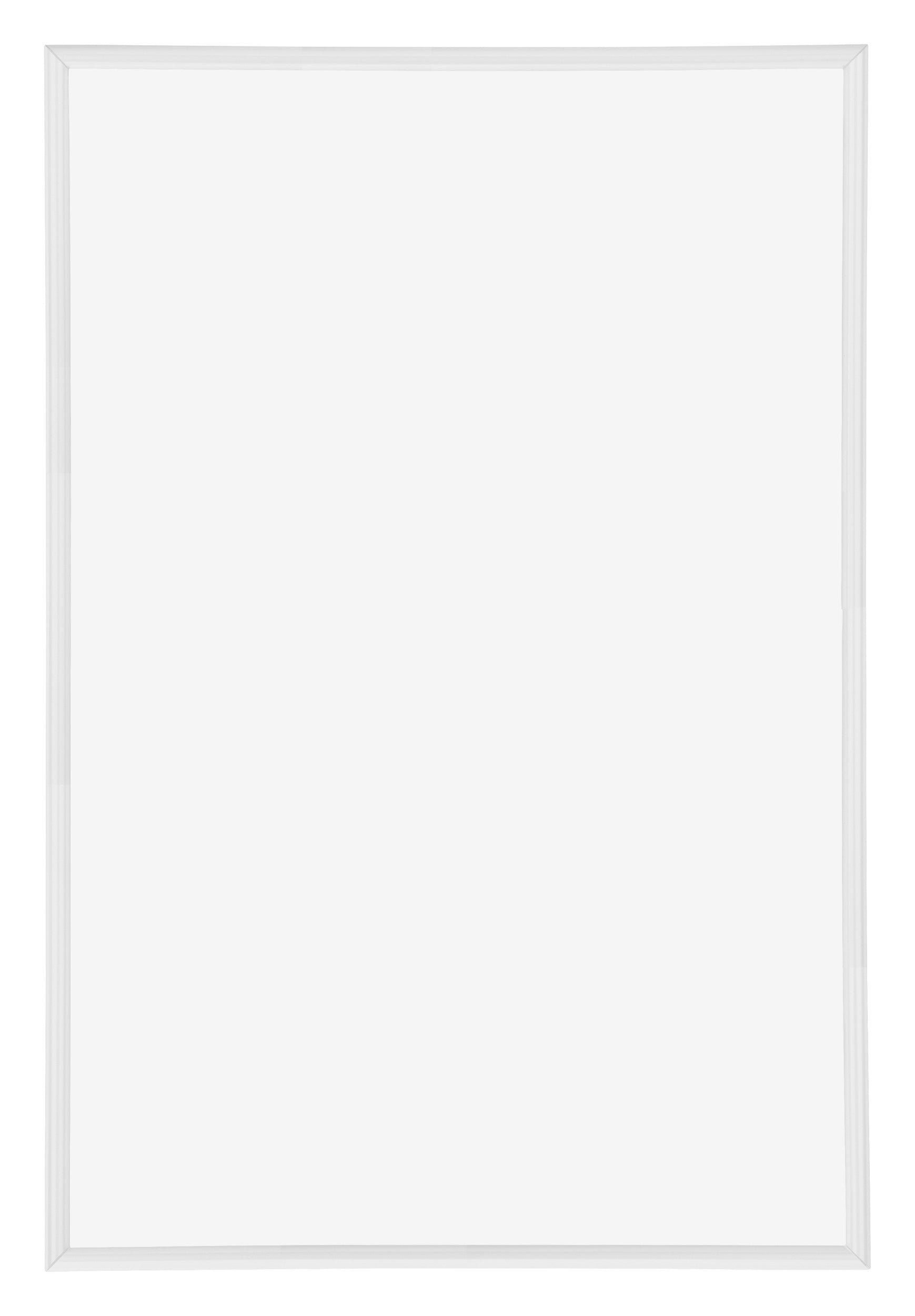 Annecy Plastic Photo Frame 50x75cm White High Gloss Front | Yourdecoration.com