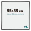 Annecy Plastic Photo Frame 55x55cm Black High Gloss Size | Yourdecoration.com