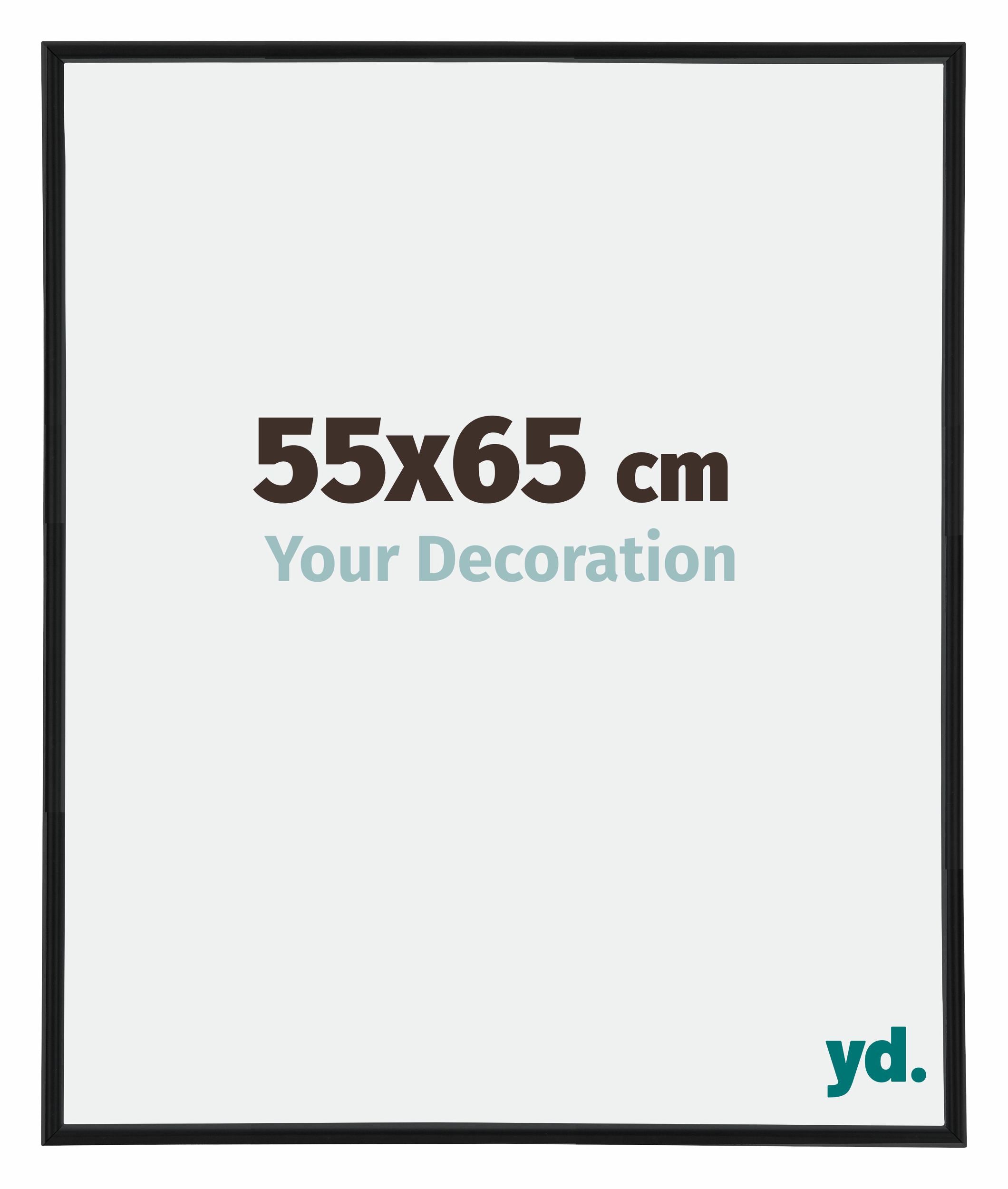 Annecy Plastic Photo Frame 55x65cm Black Matt Front Size | Yourdecoration.com