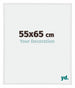 Annecy Plastic Photo Frame 55x65cm White High Gloss Front Size | Yourdecoration.com