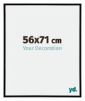 Annecy Plastic Photo Frame 56x71cm Black High Gloss Size | Yourdecoration.com