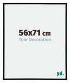 Annecy Plastic Photo Frame 56x71cm Black High Gloss Size | Yourdecoration.com