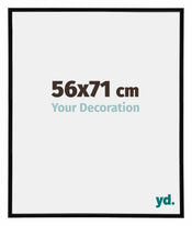 Annecy Plastic Photo Frame 56x71cm Black High Gloss Size | Yourdecoration.com