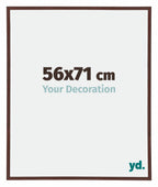 Annecy Plastic Photo Frame 56x71cm Brown Front Size | Yourdecoration.com
