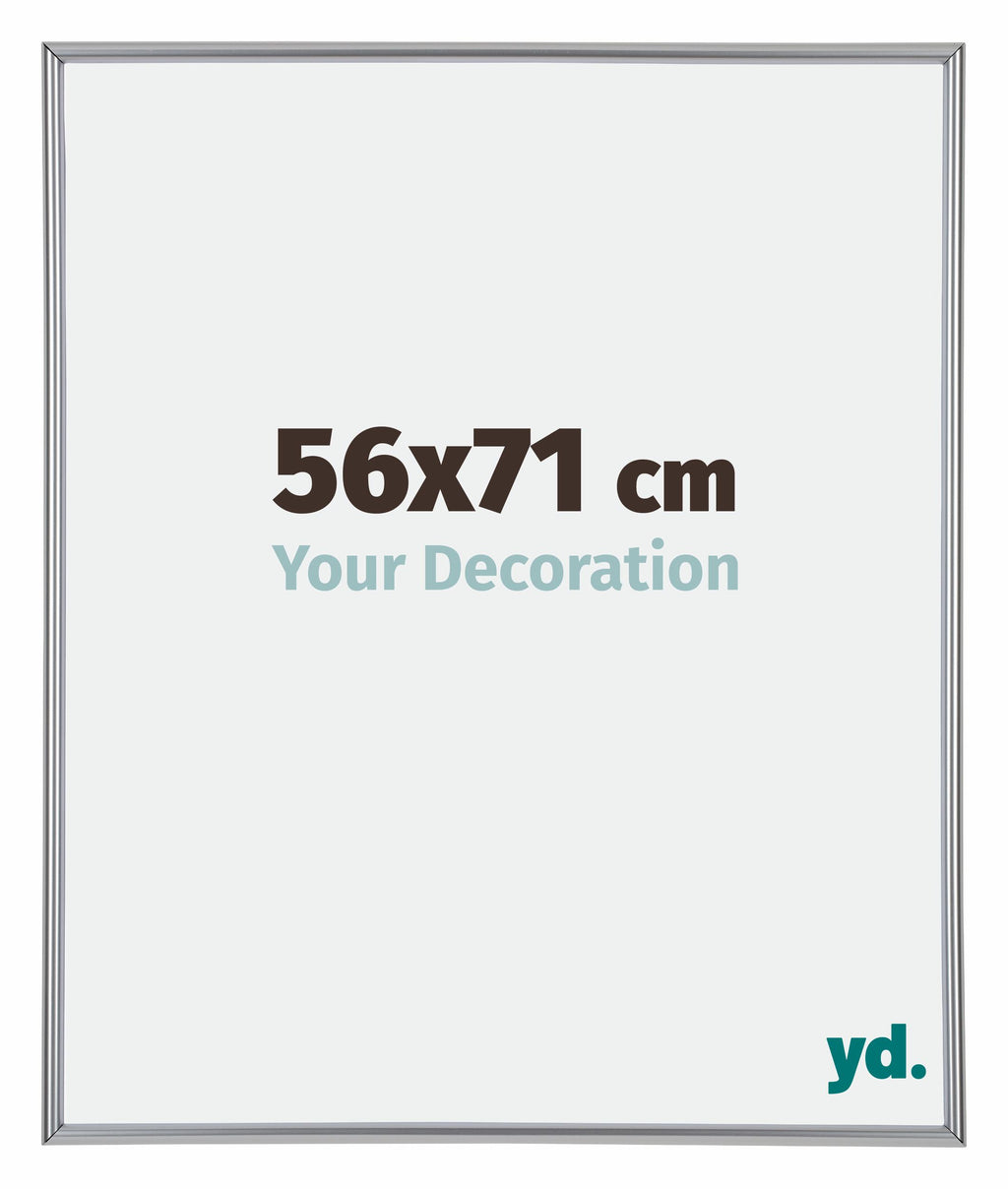 Annecy Plastic Photo Frame 56x71cm Silver Front Size | Yourdecoration.com