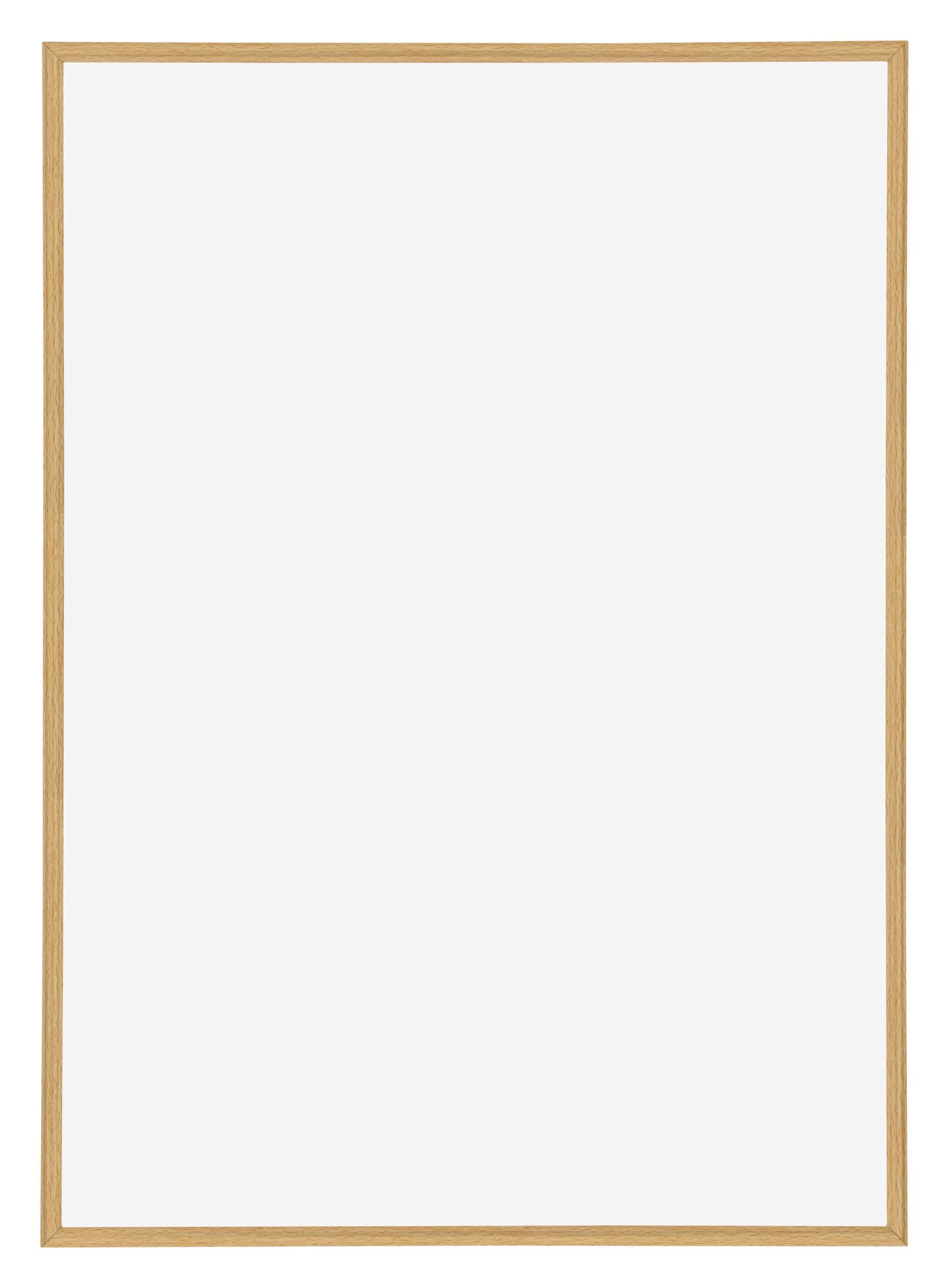 Annecy Plastic Photo Frame 59 4x84cm A1 Beech Front | Yourdecoration.com