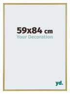 Annecy Plastic Photo Frame 59x84cm Gold Front Size | Yourdecoration.com