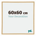 Annecy Plastic Photo Frame 60x60cm Beech Front Size | Yourdecoration.com