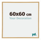 Annecy Plastic Photo Frame 60x60cm Beech Front Size | Yourdecoration.com