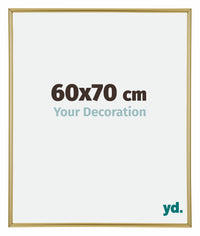 Annecy Plastic Photo Frame 60x70cm Gold Front Size | Yourdecoration.com