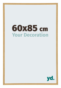 Annecy Plastic Photo Frame 60x85cm Beech Light Front Size | Yourdecoration.com