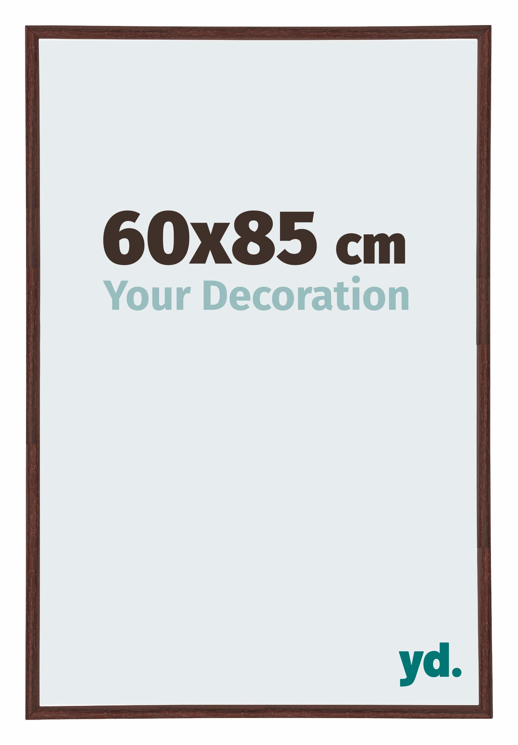 Annecy Plastic Photo Frame 60x85cm Brown Front Size | Yourdecoration.com
