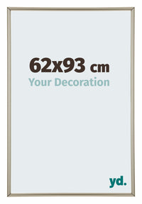Annecy Plastic Photo Frame 62x93cm Champagne Front Size | Yourdecoration.com