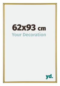 Annecy Plastic Photo Frame 62x93cm Gold Front Size | Yourdecoration.com