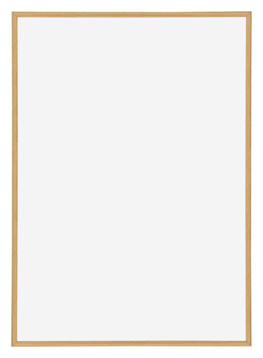 Annecy Plastic Photo Frame 67x98cm Beech Light Front | Yourdecoration.com