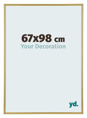 Annecy Plastic Photo Frame 67x98cm Gold Front Size | Yourdecoration.com