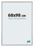 Annecy Plastic Photo Frame 68x98cm Silver Front Size | Yourdecoration.com