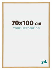 Annecy Plastic Photo Frame 70x100cm Beech Front Size | Yourdecoration.com