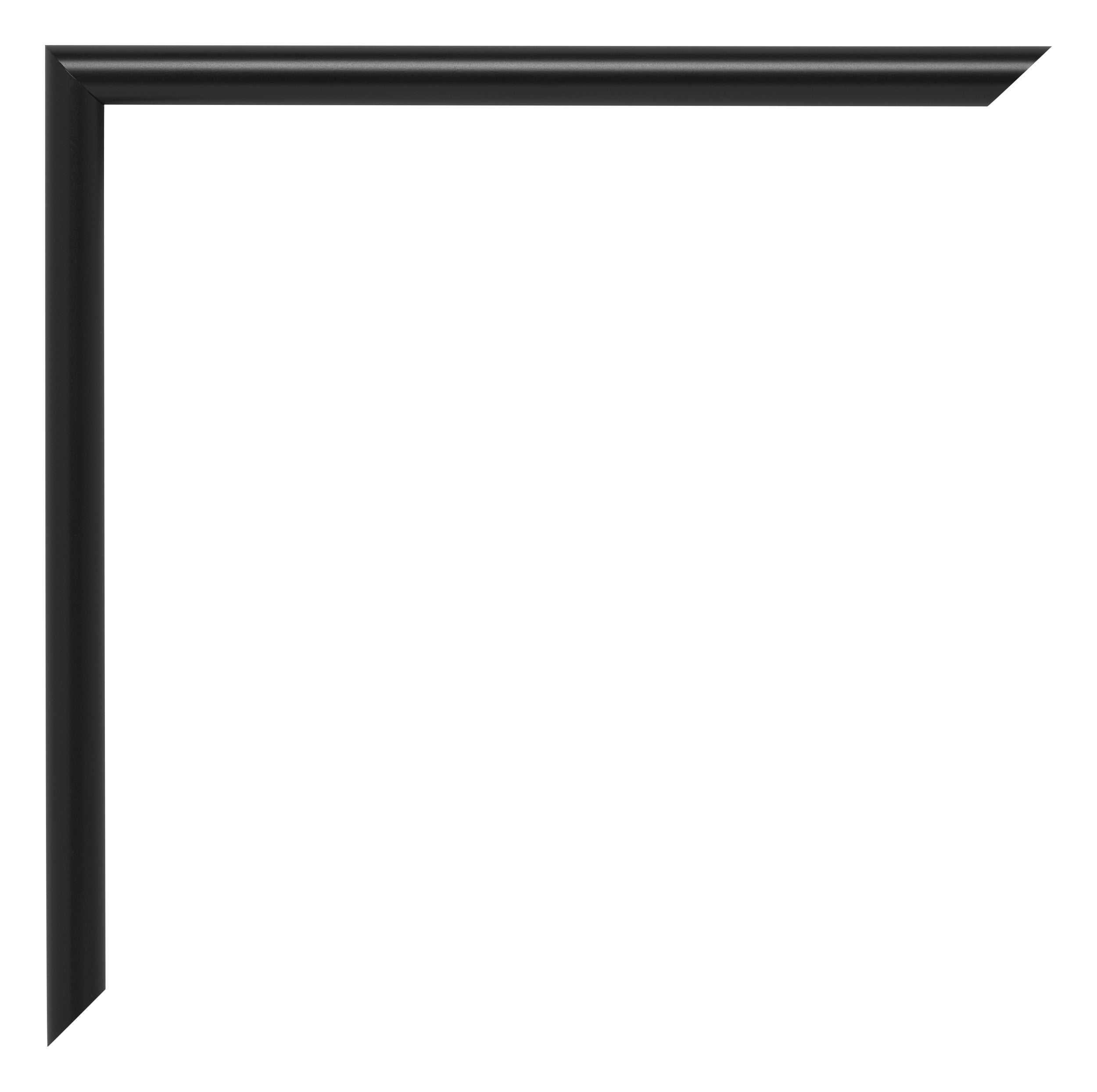Annecy Plastic Photo Frame 70x90cm Black Matt Detail Corner | Yourdecoration.com