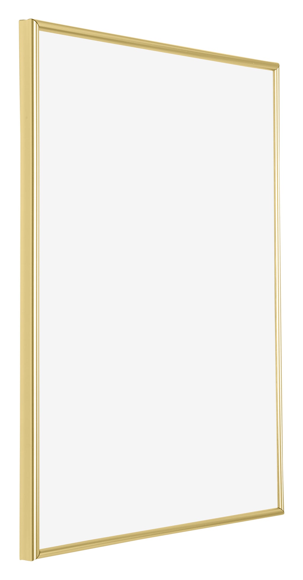 Annecy Plastic Photo Frame 70x90cm Gold Front Oblique | Yourdecoration.com