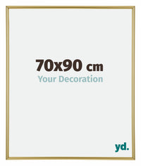 Annecy Plastic Photo Frame 70x90cm Gold Front Size | Yourdecoration.com