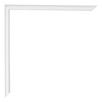 Annecy Plastic Photo Frame 70x90cm White High Gloss Detail Corner | Yourdecoration.com