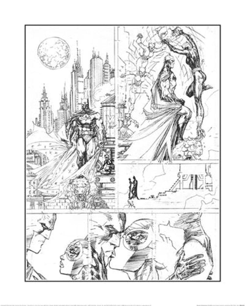 Art Print Batman Catwoman 40x50cm Pyramid PPR53254 | Yourdecoration.com