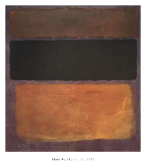 Art Print Mark Rothko No 10 1963 101 5x116 5cm MKR 119 | Yourdecoration.com