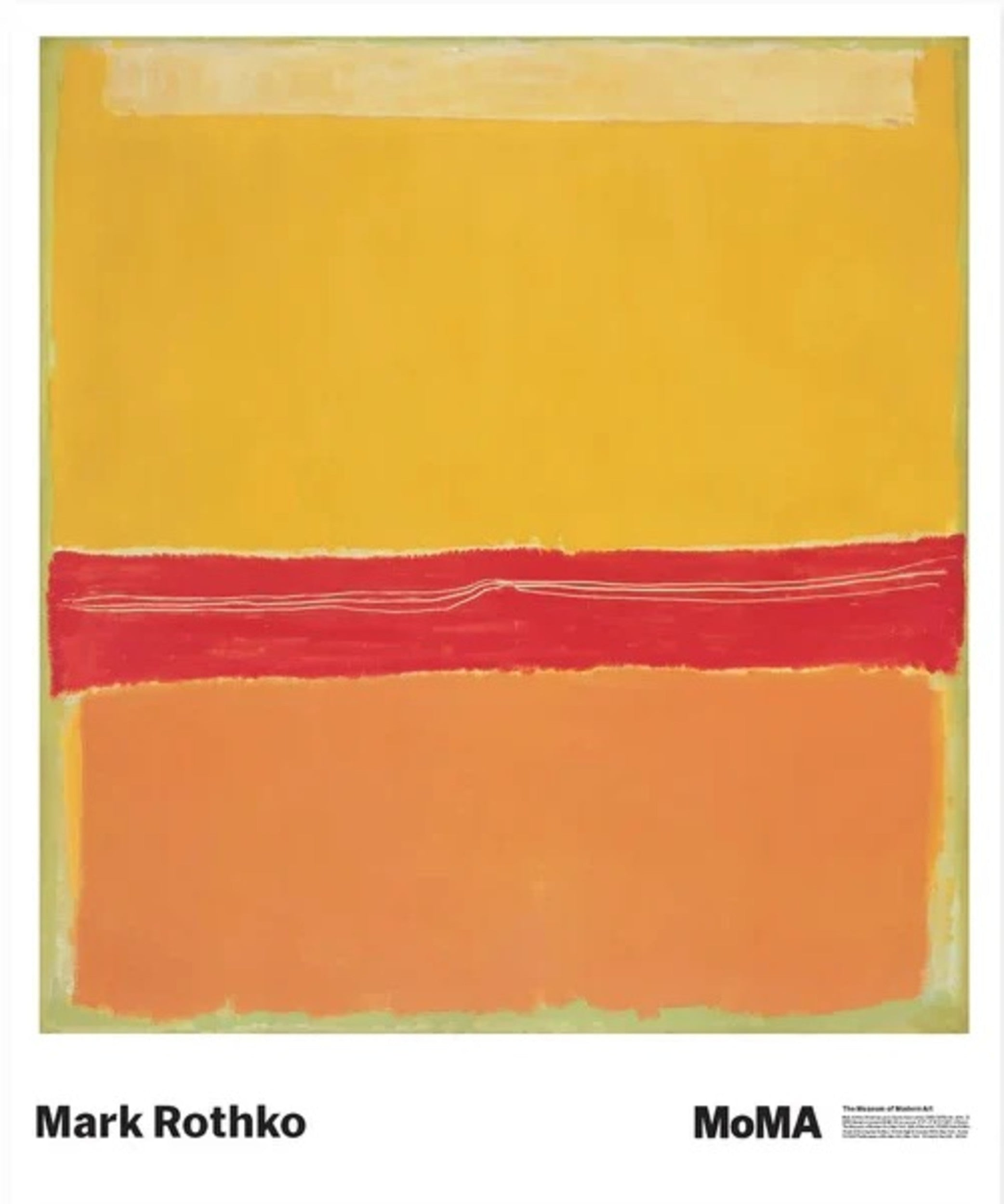 Art Print Mark Rothko No 5 No 22 73 5x89cm MKR 930 | Yourdecoration.com